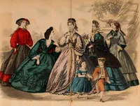 Picture 422 of 503 from Godey's lady's book 1862 Jan -June; Jul - Dec (1862), leaf 1031