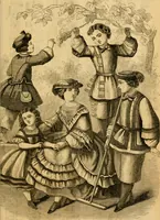 An illustration from Godey's lady's book 1862 Jan -June; Jul - Dec (1862)