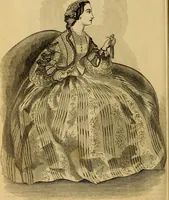 An illustration from Godey's lady's book 1862 Jan -June; Jul - Dec (1862)