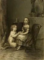 An illustration from Godey's lady's book 1862 Jan -June; Jul - Dec (1862)