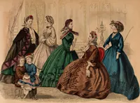 Picture 331 of 503 from Godey's lady's book 1862 Jan -June; Jul - Dec (1862), leaf 827