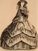 Picture 383 of 503 from Godey's lady's book 1862 Jan -June; Jul - Dec (1862), leaf 932