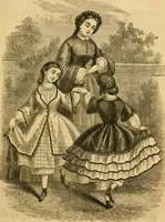 An illustration from Godey's lady's book 1863 Jan -June; Jul - Dec (1863)