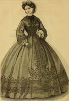 An illustration from Godey's lady's book 1863 Jan -June; Jul - Dec (1863)