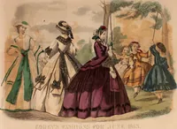 An illustration from Godey's lady's book 1863 Jan -June; Jul - Dec (1863)