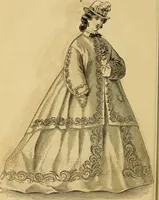 An illustration from Godey's lady's book 1863 Jan -June; Jul - Dec (1863)