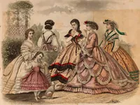 An illustration from Godey's lady's book 1863 Jan -June; Jul - Dec (1863)