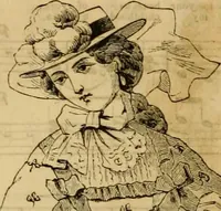 An illustration from Godey's lady's book 1863 Jan -June; Jul - Dec (1863)