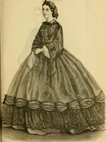 An illustration from Godey's lady's book 1863 Jan -June; Jul - Dec (1863)