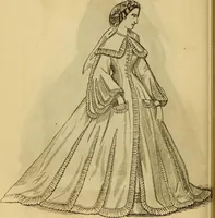 An illustration from Godey's lady's book 1863 Jan -June; Jul - Dec (1863)
