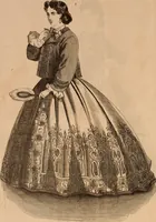 An illustration from Godey's lady's book 1863 Jan -June; Jul - Dec (1863)