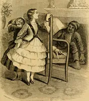 An illustration from Godey's lady's book 1863 Jan -June; Jul - Dec (1863)