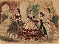An illustration from Godey's lady's book 1863 Jan -June; Jul - Dec (1863)