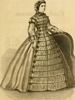 An illustration from Godey's lady's book 1863 Jan -June; Jul - Dec (1863)