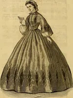 Picture 265 of 496 from Godey's lady's book 1863 Jan -June; Jul - Dec (1863), leaf 622