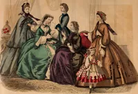 An illustration from Godey's lady's book 1863 Jan -June; Jul - Dec (1863)