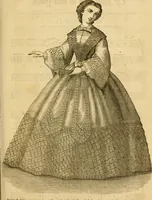 An illustration from Godey's lady's book 1863 Jan -June; Jul - Dec (1863)