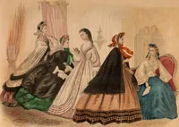 An illustration from Godey's lady's book 1863 Jan -June; Jul - Dec (1863)
