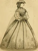 An illustration from Godey's lady's book 1863 Jan -June; Jul - Dec (1863)
