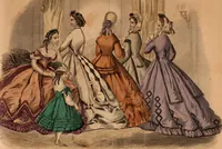 Picture 407 of 439 from Godey's lady's book 1864 Jan -June; Jul - Dec (1864), leaf 1025