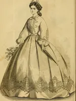 Picture 60 of 439 from Godey's lady's book 1864 Jan -June; Jul - Dec (1864), leaf 116