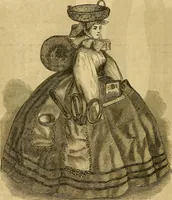 Picture 96 of 439 from Godey's lady's book 1864 Jan -June; Jul - Dec (1864), leaf 190