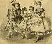 An illustration from Godey's lady's book 1864 Jan -June; Jul - Dec (1864)