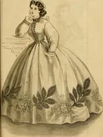 Picture 205 of 439 from Godey's lady's book 1864 Jan -June; Jul - Dec (1864), leaf 495