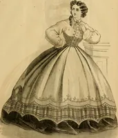 Picture 207 of 439 from Godey's lady's book 1864 Jan -June; Jul - Dec (1864), leaf 497