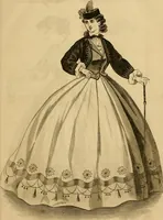 Picture 238 of 439 from Godey's lady's book 1864 Jan -June; Jul - Dec (1864), leaf 595