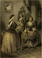 Picture 1 of 439 from Godey's lady's book 1864 Jan -June; Jul - Dec (1864), leaf 6