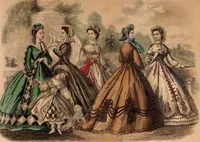 Picture 306 of 439 from Godey's lady's book 1864 Jan -June; Jul - Dec (1864), leaf 765
