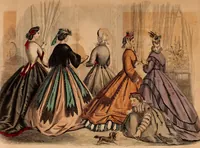 Picture 372 of 439 from Godey's lady's book 1864 Jan -June; Jul - Dec (1864), leaf 941