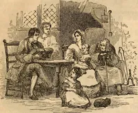 An illustration from Godey's lady's book (1840)