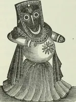An illustration from Gods and devils of mankind : the whole dark picture strikingly contrasted with the beauty and purity of revealed religion / by Frank S. Dobbins ; assisted by Hon. S. Wells Williams (1897)