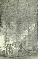 An illustration from Gods and devils of mankind : the whole dark picture strikingly contrasted with the beauty and purity of revealed religion / by Frank S. Dobbins ; assisted by Hon. S. Wells Williams (1897)