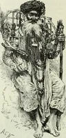 An illustration from Gods and devils of mankind : the whole dark picture strikingly contrasted with the beauty and purity of revealed religion / by Frank S. Dobbins ; assisted by Hon. S. Wells Williams (1897)