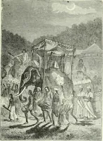 An illustration from Gods and devils of mankind : the whole dark picture strikingly contrasted with the beauty and purity of revealed religion / by Frank S. Dobbins ; assisted by Hon. S. Wells Williams (1897)