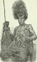 An illustration from Gods and devils of mankind : the whole dark picture strikingly contrasted with the beauty and purity of revealed religion / by Frank S. Dobbins ; assisted by Hon. S. Wells Williams (1897)
