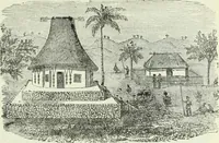 An illustration from Gods and devils of mankind : the whole dark picture strikingly contrasted with the beauty and purity of revealed religion / by Frank S. Dobbins ; assisted by Hon. S. Wells Williams (1897)