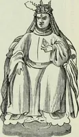 An illustration from Gods and devils of mankind : the whole dark picture strikingly contrasted with the beauty and purity of revealed religion / by Frank S. Dobbins ; assisted by Hon. S. Wells Williams (1897)