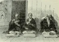 An illustration from Gods and devils of mankind : the whole dark picture strikingly contrasted with the beauty and purity of revealed religion / by Frank S. Dobbins ; assisted by Hon. S. Wells Williams (1897)