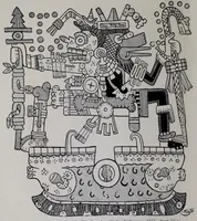 An illustration from The gods of Mexico (1923)