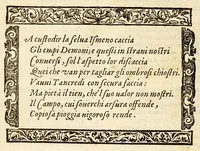 An illustration from Goffredo, overo, Gierusalemme liberata, : poema heroico (1611)