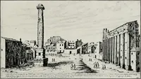 An illustration from The golden days of the renaissance in Rome, from the pontificate of Julius II to that of Paul III (1906)