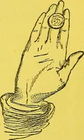 An illustration from The golden wheel dream-book and fortune-teller : being the most complete work on fortune-telling and interpreting dreams ever printed, containing an alphabetical list of dreams, with their interpretation, and the lucky numbers they signify; also explaining how to tell fortunes by the mysterious golden wheel... (1862)