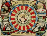 Picture 4 of 12 from The golden wheel dream-book and fortune-teller : being the most complete work on fortune-telling and interpreting dreams ever printed, containing an alphabetical list of dreams, with their interpretation, and the lucky numbers they signify; also explaining how to tell fortunes by the mysterious golden wheel... (1862), leaf 9