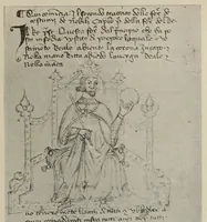 An illustration from Good companion (Bonus socius) : XIIIth century manuscript collection of chess problems (1910)