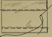 An illustration from Goodwin's course in sewing; practical instruction in needlework for use in schools and at home (1910)