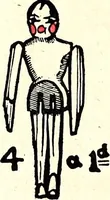 An illustration from Gordon Craig's book of penny toys (1899)